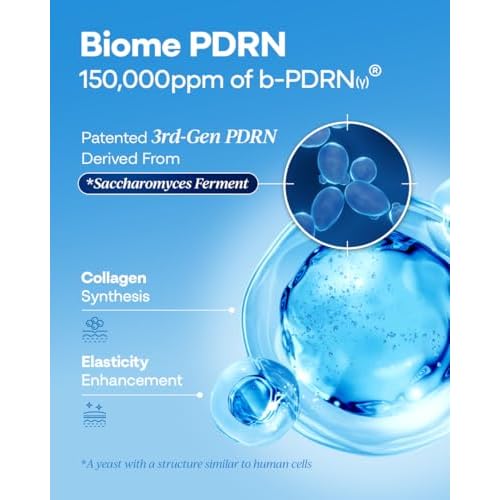 PDRN Collagen Gel Mask - Korean Overnight Face Mask for Firming & Deep Hydrating | Biome PDRN for Skin Elasticity | Korean Skin Care for Sensitive Skin | Fragrance-Free |1.23 oz, 4EA
