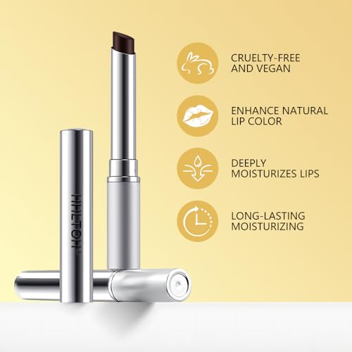 Honey Tinted Lip Balm Lipstick Set of 3, Nude + Pink + Black, Sheer Hydrating & Lightly Tinted Lip Color, Moisturizing Nourishing Lip Balm with Natural Black Cherry Tint, For All Skin Tones