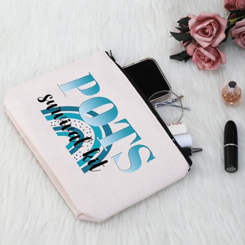 G2TUP POTS Awareness Gift POTS Survival Kit POTS Syndrome Fighter Warrior Cosmetic Bag Dysautonomia Awareness Gift (POTS Survival Kit MB)