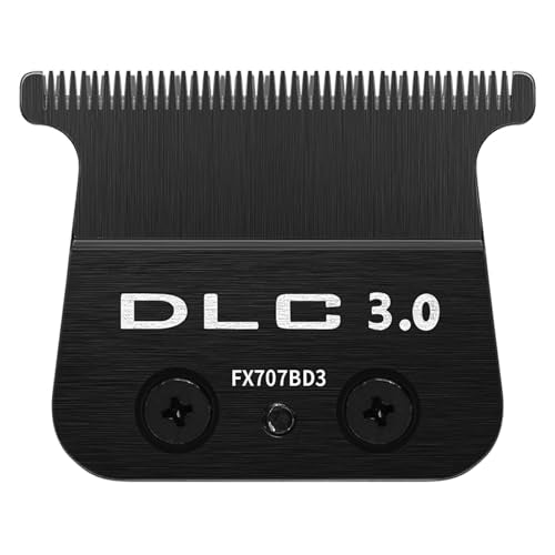 DLC 3.0 Replacement Blades for All FX787 & FX726 Trimmers, GOTTOG Zero-Gapped Replacement Blades Compatible with Barberology Trimmer Blades (FX707BD3) - Black
