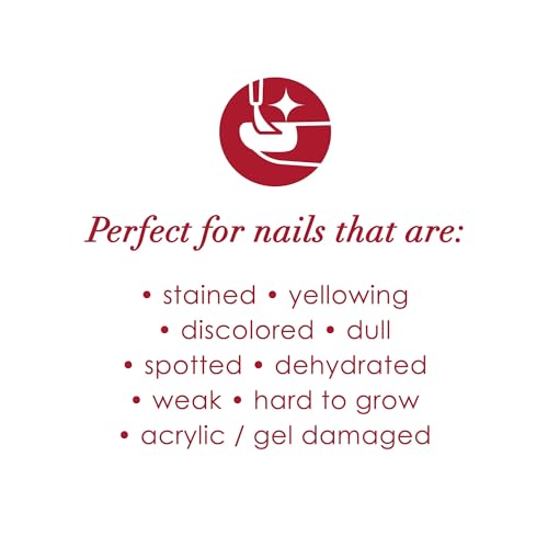Dermelect Glowgetter Brightener + Perfector ? Nail Strengthener, French Mani Tint & Glossy Top Coat | Repairs Yellowing, Peeling, Ridged & Damaged Nails - 0.4 fl oz