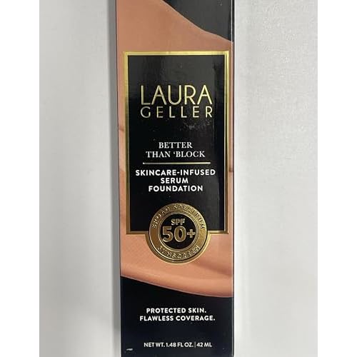 LAURA GELLER NEW YORK Better Than ¡®Block Skincare-Infused Serum Foundation with Broad Spectrum SPF 50+, Light