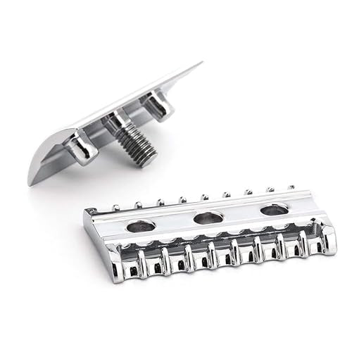M?HLE TRADITIONAL R41 Double Edge Safety Razor (Open Comb) For Men - Perfect for Every Day Use, Barbershop Quality Close Smooth Shave