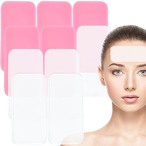 10 PCS Silicone Lash Pad Rectangle Eyelash Extension Pad for Eyelash Extensions Loose Lash Lash Grafting Gasket Pallet Reusable Silicone Pad Eyelash for Women and Lash Extension Supplies Tools