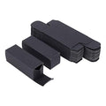 BENECREAT 50 Pack 3.4x1x1 inch Black Kraft Paper Lipstick Box Lip Balm Kraft Box for Birthday Festival, Wedding Valentine's Day, Festival Gift Packaging
