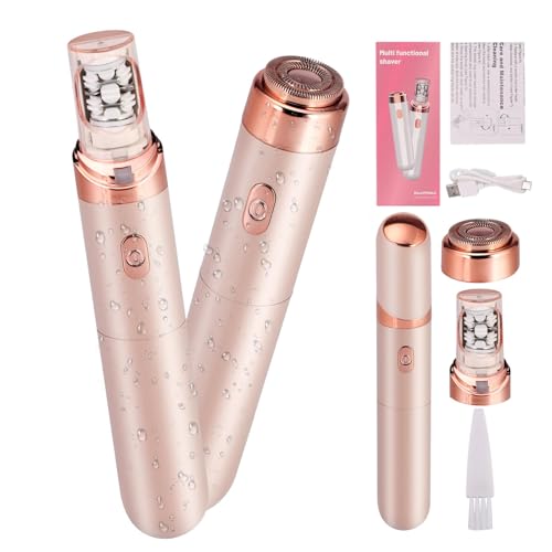 PluxyEpil Pro 3.0 Women Face Epilator, Facial Hair Remover for Women Eyebrows Lip Chin, Waterproof for Arms & Underarms, Body