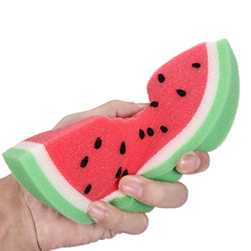 Fruit Bath Sponges, 4pcs Kids Cute Body Scrubbers Shower Cleansing Sponges for Bathing Accessories