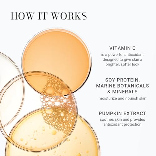Meaningful Beauty Glowing Serum, Daily Skin Care for Women, Lightweight Hydrating Face Serum, Anti-Aging Formula with Melon Leaf Stem Cell Technology & Vitamin C, Travel Ready, 0.5 Oz