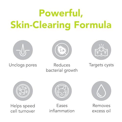 humane Benzoyl Peroxide Acne Body Wash - 10% Maximum-Strength Face, Skin, Butt, and Back Acne Treatment - 16 Fl Oz - Dermatologist-Tested Non-Foaming Acne Face Wash Cleanser - Vegan, Cruelty-Free