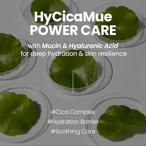 HyCicaMue Soothing Cream | Water Based Gel Moisturizer for Skin Recovery | Cica, Panthenol, Ceramide, Hyaluronic Acid | Boosts Hydration & Calms for Refreshing Skin Balance | Korean Skin Care