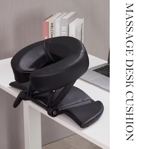 Massage Headrest for Table Bed Mattress Face Cradle with Pad, Face Down Therapy After Eye Surgery Adjustable Massage Headrest Cradle with Face Cushion, Head Support Massage Equipment