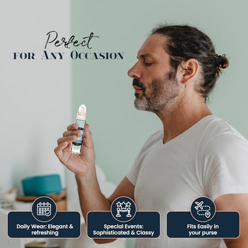 MOBETTER FRAGRANCE OILS Dire Wolf Midnight Scavanger Men Body Oil 0.33 Oz Roll On, Glass Bottle, Long Lasting, Travel Size