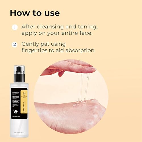 Snail Mucin Radiance Serum ? 96% Snail Filtrate Hydrating & Anti-Aging Face Serum for Fine Lines, Dark Spots & Smooth Skin ? 100ml