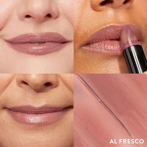 LAURA GELLER NEW YORK Italian Marble Sheer Lipstick, Al Fresco + Modern Classic Lip Liner, Major Mauve