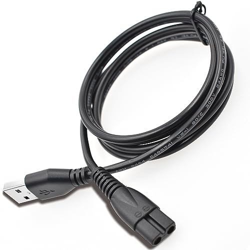 Charger Cable Compatible with Meridian Grooming Electric Shaver Trimmer Replacement Charging Cable Power Cord Supply Adapter