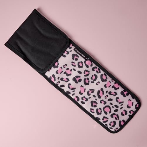 The Beachwaver Co. Storage Pouch - Pink Catwalk | Hot Tool Storage Bag - Fits all Beachwaver Curling Irons & Flat Irons! | Travel Friendly, Heat-Resistant Lining