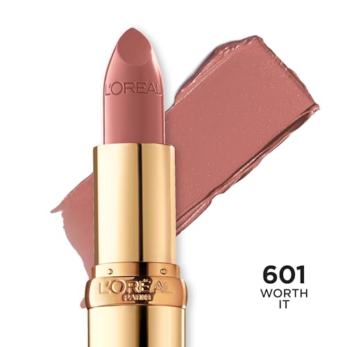 L¡¯Or?al Paris Colour Riche Lipstick and Lip Liner Set, Includes 1 Satin Lipstick and 1 Creamy Lip Pencil For Bold, Nourished Lip Color, Worth It, 1 Kit