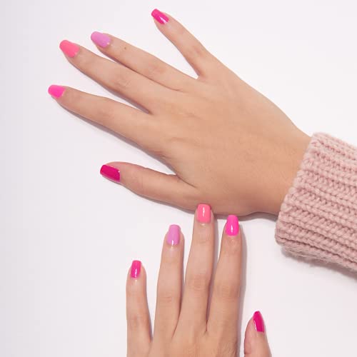 Eternal Nail Polish set (So Pink), 100% pure acetone, and Fast drying top coat.