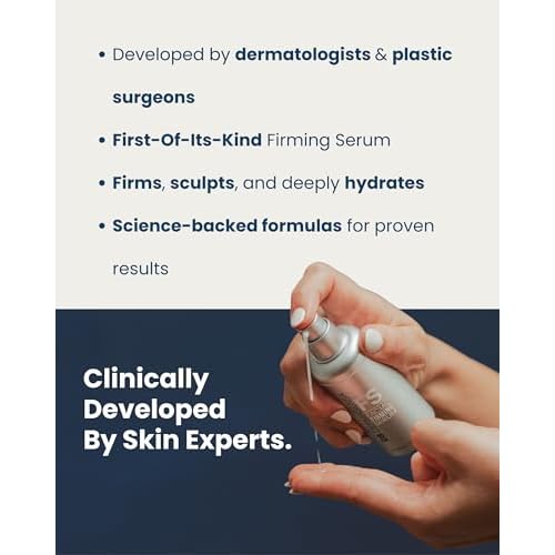 FS Facial Firming Serum ? Instant Lift & Skin Tightening Treatment with Peptides & Hyaluronic Acid ? Targets Loose Skin from Weight Loss & Fine Lines ? 1 fl oz (30ml)