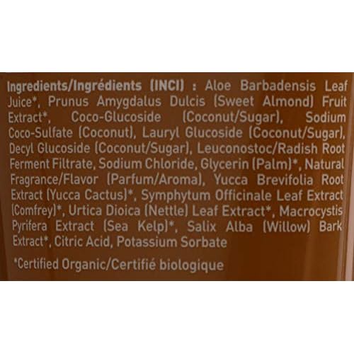 Desert Essence Organics Almond Body Wash, Hydrating, 8 Oz