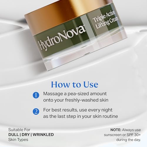 HYDRONOVA Skincare Bundle: Anti-Aging Face & Neck Cream + Total Rewind Sculpting Serum ? Skin-Firming, Wrinkle-Reducing Moisturizer & Line-Smoothing Dark Spot Corrector