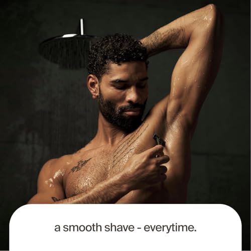 Pro ? Plastic-Free Razor | 1 Handle + 2 Plastic-Free Cartridges With 5 Precision Blades | (Face)