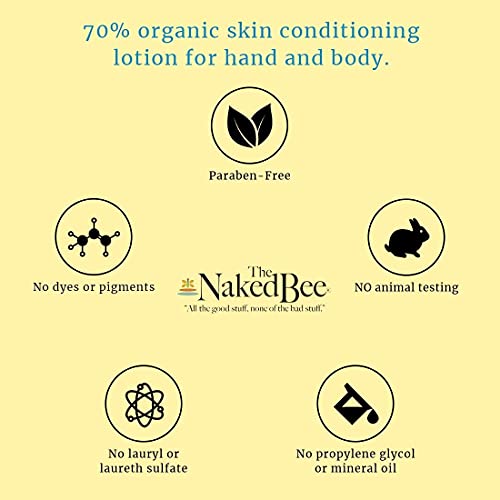 The Naked Bee Orange Blossom Honey Hand and Body Lotion, 2.25 Oz - 2 Pack + Hand & Body Lotion, 8 oz - 2 Pack