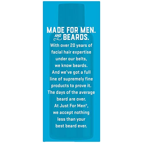 Just For Men The Best Beard Oil Ever, Supports Growth, Made with Vitamin E, Eucalyptus, Rosemary, and Jojoba Oil, Smoothes and Softens without clogging pores, Light & Nongreasy, 1 Fl Oz