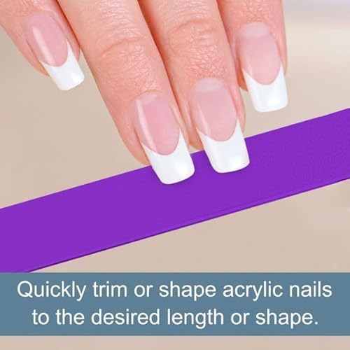 Backscratchers SeptiFile Storage Tray 6 Pack - Replaceable Double-Sided Nail Files - White and Gray Buffer