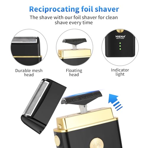 Replacement Head Compatible with Shaver PRO 4, Blade Fit for Skull Pitbull, Butterfly Kiss PRO & Palm Shavers, Replacement Head for Electric Shaver & Blade for Bald Head and for Men/Women (3 Pcs)