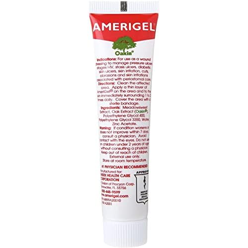 AMERIGEL Total First Aid Bundle (1 oz. Hydrogel Wound Dressing, 7.1 oz. Saline Wound Wash, Bordered Gauze Dressing)