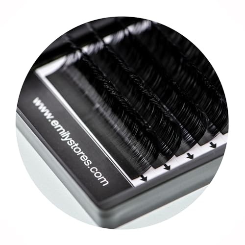 Eyelash Extensions 0.07mm Thickness C Curl Length 11mm Easy Fan Eye Lashes For Lash Extensions(0.07,C,11mm)