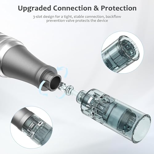 Microneedling Pen Replacement Cartridges 0.25mm for M8 & M7S ? 20PCS 16-Pin Refills, Easy-to-Use for Home Use (16 Pin,20PCS)