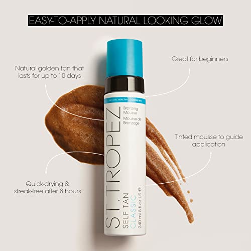 Bundle of St.Tropez Double-Sided Luxe Velvet Applicator Mitt + St. Tropez Self Tan Classic Bronzing Mousse 8oz