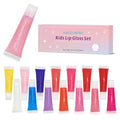Kids Lip Gloss Set, 14 Colors Girls Lip Gloss with Shimmer, Glossy Lip Gloss for Girls and Teens Age 5+, Birthday Party Favors Gifts, Non-Toxic Fruit Scented (6ml, 14 pcs)
