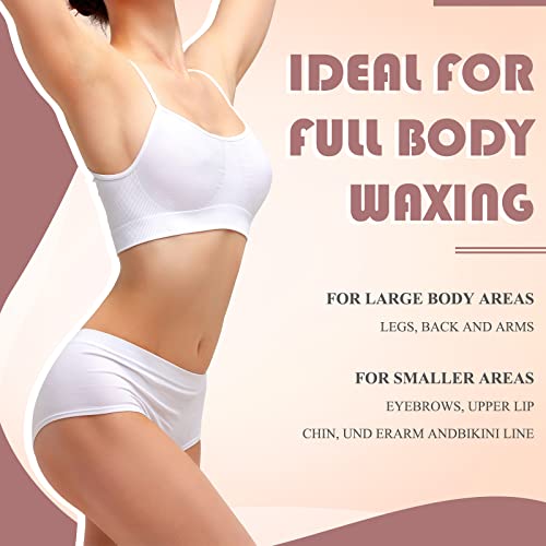 1000 Pieces Pink Non Woven Wax Strips Bulk for All Skin Types Facial and Body Hair Removal Epilating Wax Paper Strip for Women Leg, Chest, Back, Intimate Area And Face