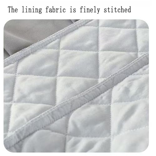 Massage Table Skirt with Hole,Quilted Pattern Massage Table Cover,Thickened Massage Linens, Massage Fitted Sheet, Massage Face Rest Cover with Hole, Sutiable for Beauty 75"x31.5" (White)