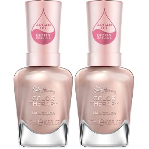 Sally Hansen Color Therapy Nail Polish, Powder Room, Pack of 2