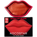 KOCOSTAR Rose Collagen Hydrogel Lip Mask with Niacinamide, Multi Functional Hydrating Lip Care for Dry and Chapped Lips, Hypoallergenic and Paraben Free, Korean Skincare (20 Count)