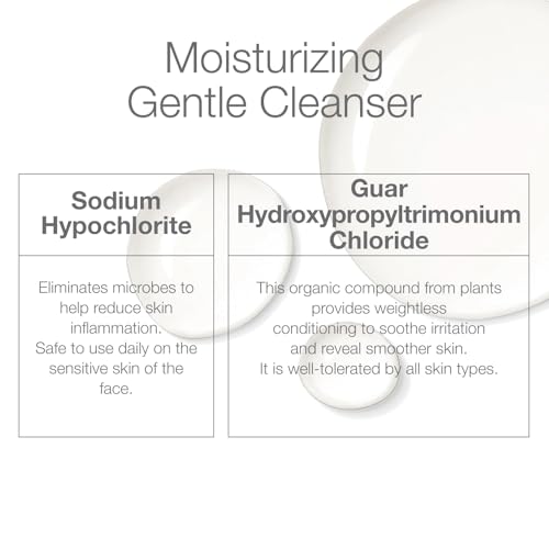 CLn¢ç Facial Cleanser - Hydrating Facial Cleanser with Glycerin, For Skin Prone to Dryness, Eczema, Redness, Irritation & Acne Sensitivity, Fragrance-Free & Paraben-Free, 3.4 fl. oz.