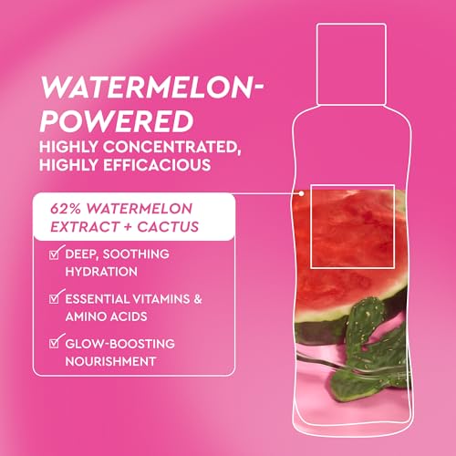 Glow Recipe PHA + BHA Face Toner - Korean Skin Care Pore Minimizer & Gentle Facial Exfoliator for Tightening, Hydrating & Exfoliating - Glycerin, Watermelon & Cactus Water (150ml)