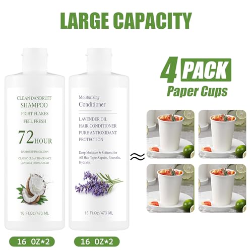 Cruise Empty Shampoo Bottles: 32oz in Total Leak-Proof - Fill The Bottles&Pack Them In Checked Luggage With Confidence- Reusable Funnels - for Cruise, Travel, Events