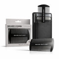 Beard Butler¢ç 'The Original' Metal Wallet Comb ? Slim Credit Card Beard & Mustache Comb for Men ? Portable Stainless Steel ? Fits in Wallet or Pocket ? Perfect Beard Gift - Black