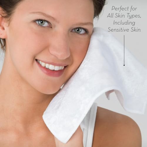 Wonder Cloth (Pack of 6) - All Natural Make-Up Remover Cloth, Removes Makeup Instantly with Just Water, Cleanses and Exfoliates, Machine Washable