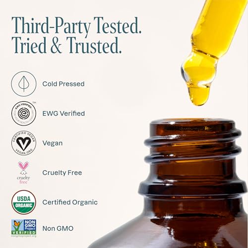 Cliganic Carrier Oils Duo: Organic Jojoba Oil and Organic Argan Oil