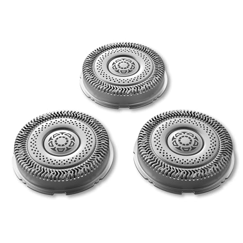 Philips Norelco Genuine SH91/52 Replacement Shaving Heads Compatible with Norelco Shaver Series S9000 and 9000 Prestige, Latest Version for Refreshed SH90/70, SH98/70, and SH98/80