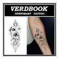 Waterproof Temporary Tattoos: 2-Sheet Tattoo Kit with Realistic Body Stickers, Semi-Permanent Tattoos for Adults Lasting 7-15 Days ? Safe for Men & Women, Celestial Reign