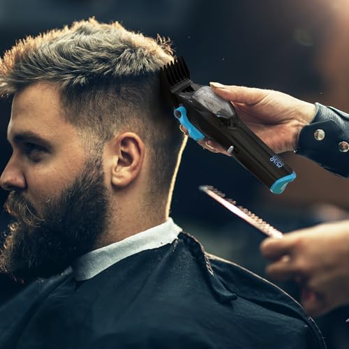 HUMMINGBIRD MK10 Pro Series Hair Clippers ? 9,000 RPM Brushless Motor, DLC Blade, Cordless USB-C Rechargeable, Super Torque, Professional Barber Clippers, Haircut Kit, Includes Barber Cape & Comb