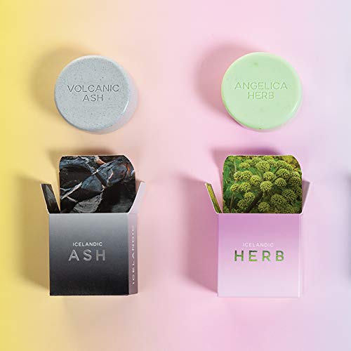 Hallo Sapa (Hello Soap) Volcanic Ash Bar Soap and Angelica Herb Soap/TWO PACK 4.3oz soap