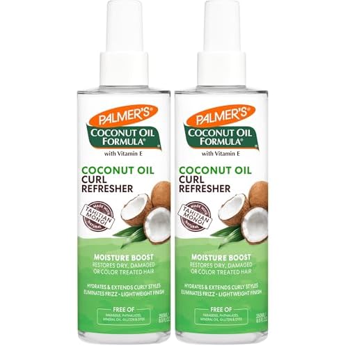 Palmer's Coconut Oil Formula Moisture Boost Curl Refresher Spray, 8.5 Ounce (Pack of 2)
